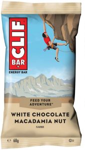 CLIF Bar Barrita energética de avena con chocolate blanco y nuez de Macadamia
